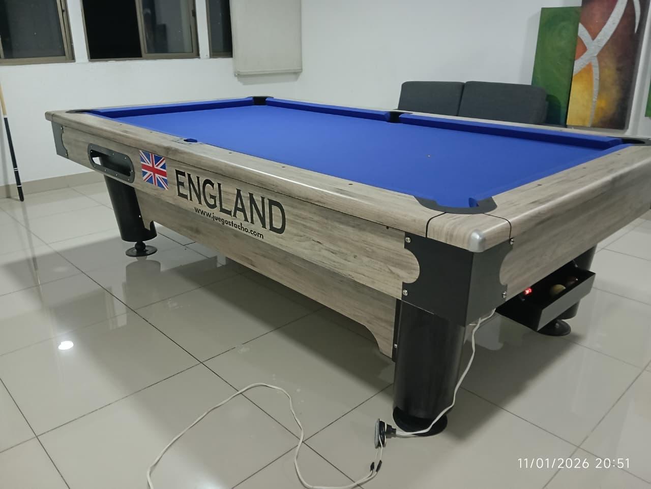 Acabado personalizado 10 - Mesa de Billar England Juegos Tacho