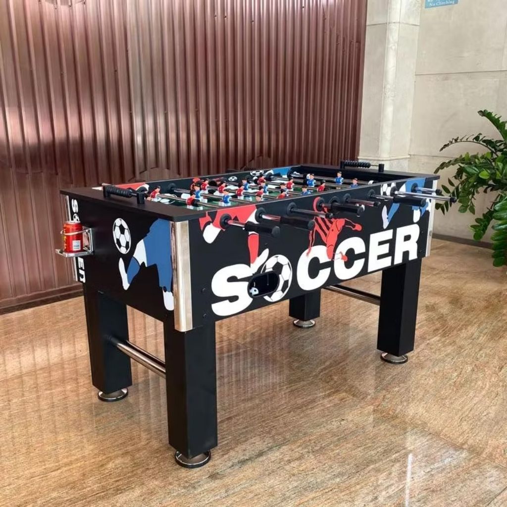 Vista completa Futbolín Soccer profesional Juegos Tacho