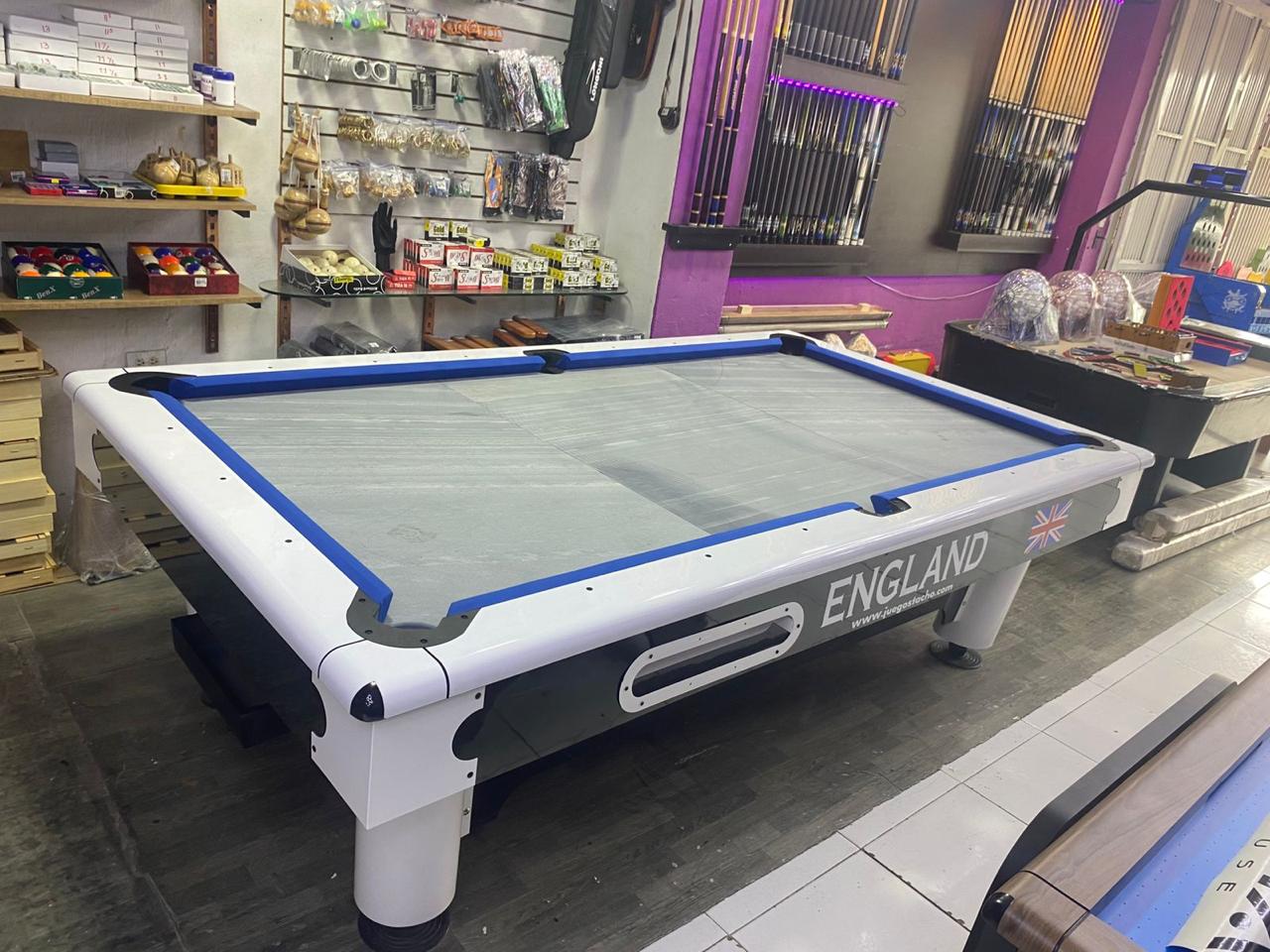 Mesa de Billar England Profesional de Lujo Juegos Tacho