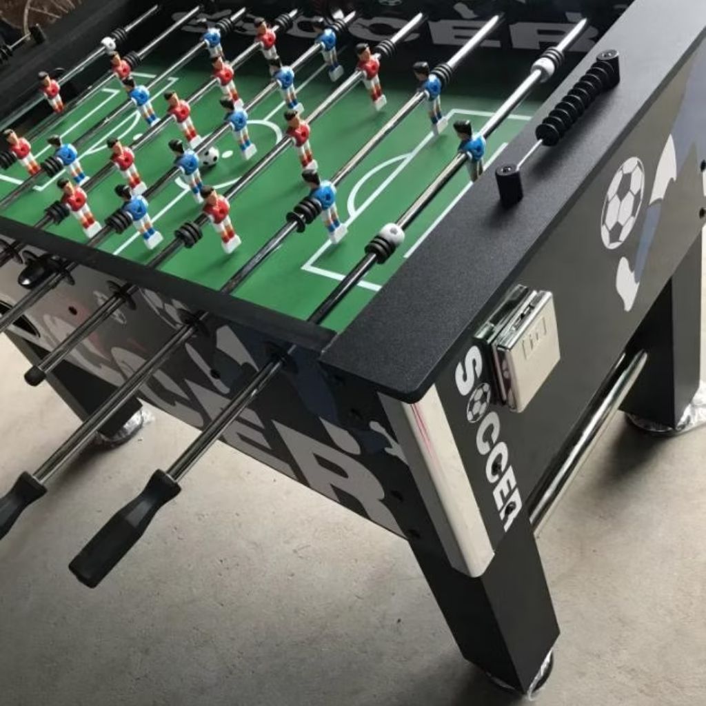 Detalle tubería de hierro Futbolín Soccer