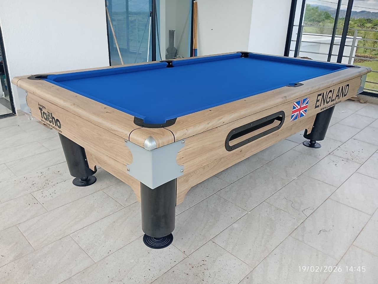 Acabado personalizado 9 - Mesa de Billar England Juegos Tacho