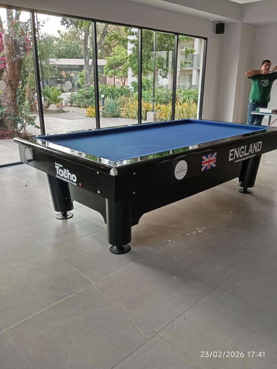 Acabado personalizado 8 - Mesa de Billar England Juegos Tacho