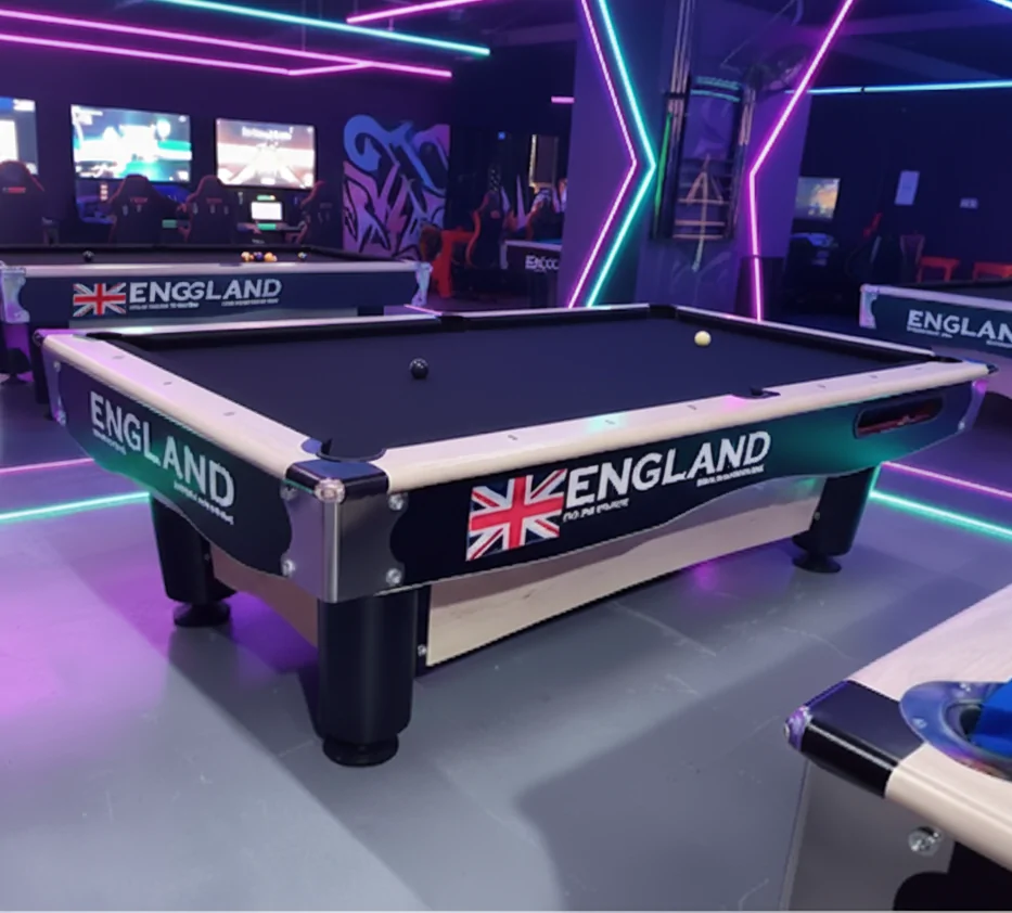 [AB26003] Mesa de Billar Pool ENGLAND Profesional | Pizarra Brasilera y Banda Kleber