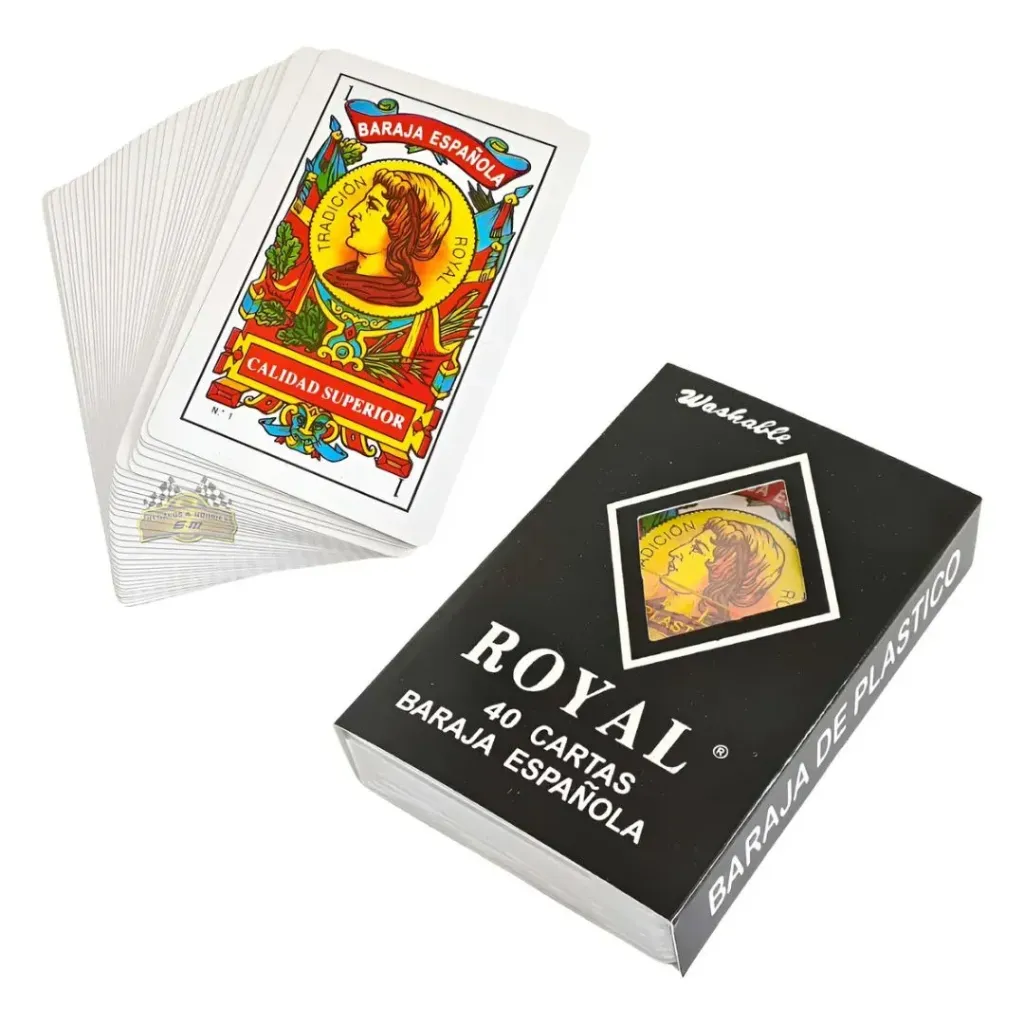 Juego Baraja Española De Plástica