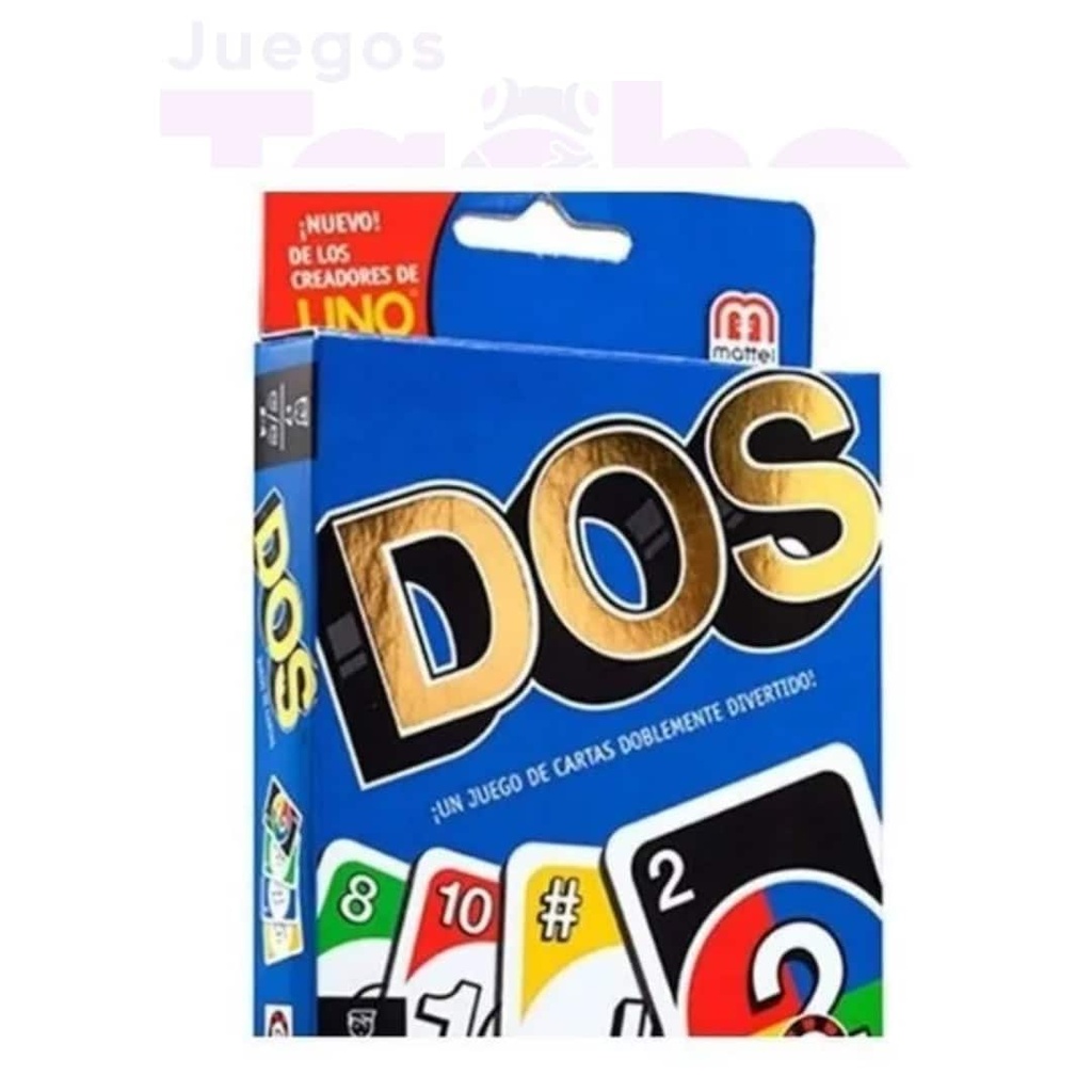 Juego Carta Dos de Cartón