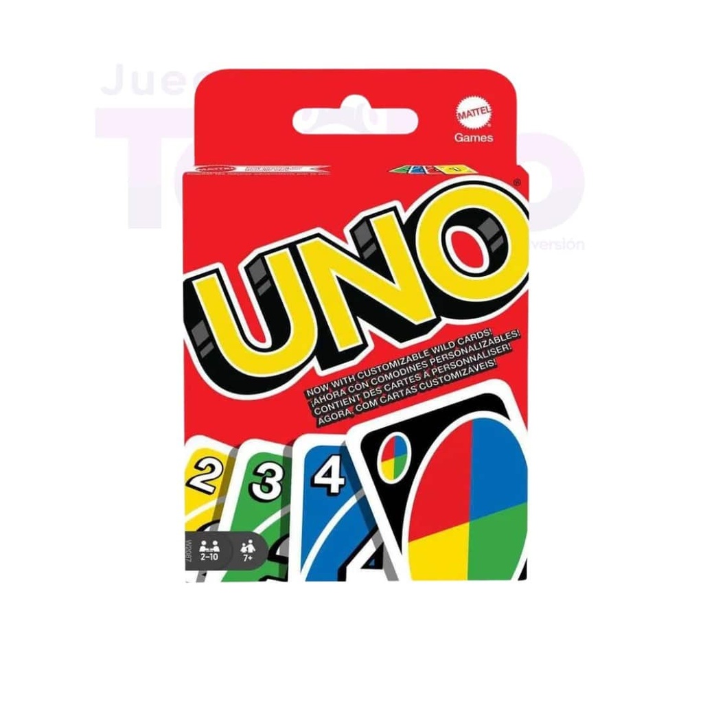 Juego Carta Uno En Cartón
