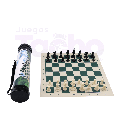 Ajedrez Profesional De Lona Estuche Tubular 30 cm x 30 cm