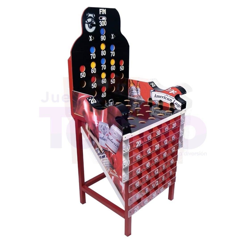 Juego De Sapo Grande Con Estructura Metálica Desarmable Y Acrílico Personalizado