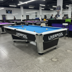 Mesa de Billar Pool LIVERPOOL Profesional | Pizarra Brasilera y Banda Kleber